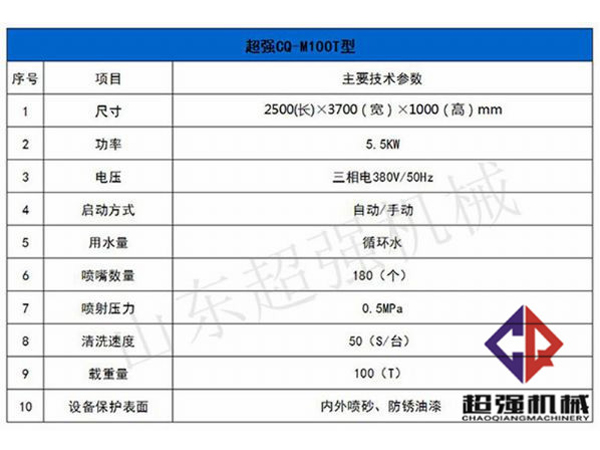 超強(qiáng)100T工程洗車(chē)機(jī)